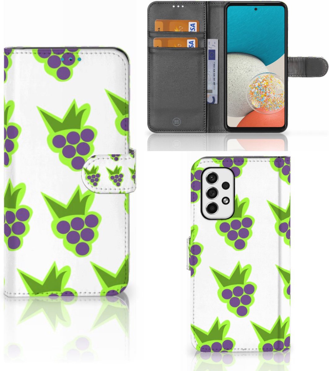 Samsung Galaxy A53 Book Cover Druiven