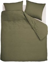 VTWonen Earth Dekbedovertrek - Tweepersoons - 200x200/220 cm - Green