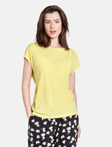 TAIFUN Dames Shirt met 1/2-mouwen en geplooide details