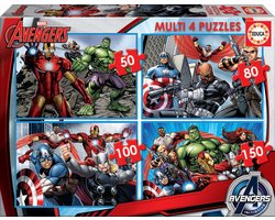 Educa The Avengers - Multi 4 Puzzles