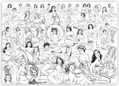 Colour-In Puzzle Pin Up 1000 stukjes