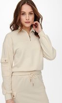 Only Trui Onlnew Gwen Ls Halfzip Swt 15252810 Birch Dames Maat - XL