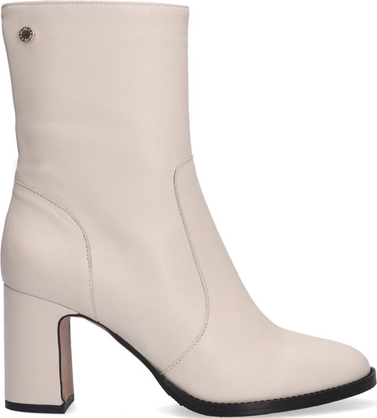 Notre V An282 Enkellaarsjes Enkelboots met rits Dames Wit Maat 36 bol