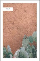 Walljar - Cactus III - Muurdecoratie - Poster