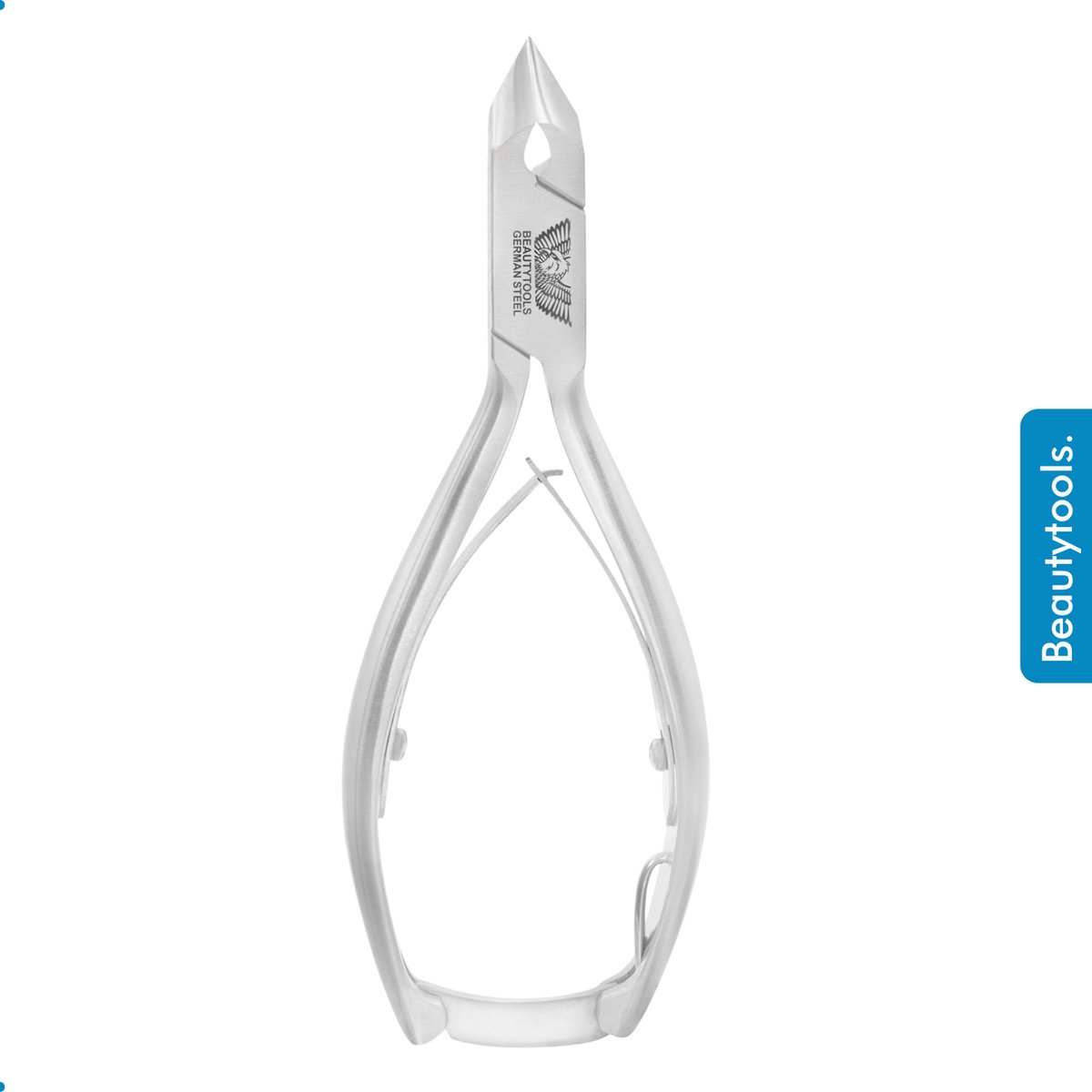 Goedkoopste BeautyTools INOX Nagelknipper/Nageltang - 15 mm Gebogen Bek (NN-2380