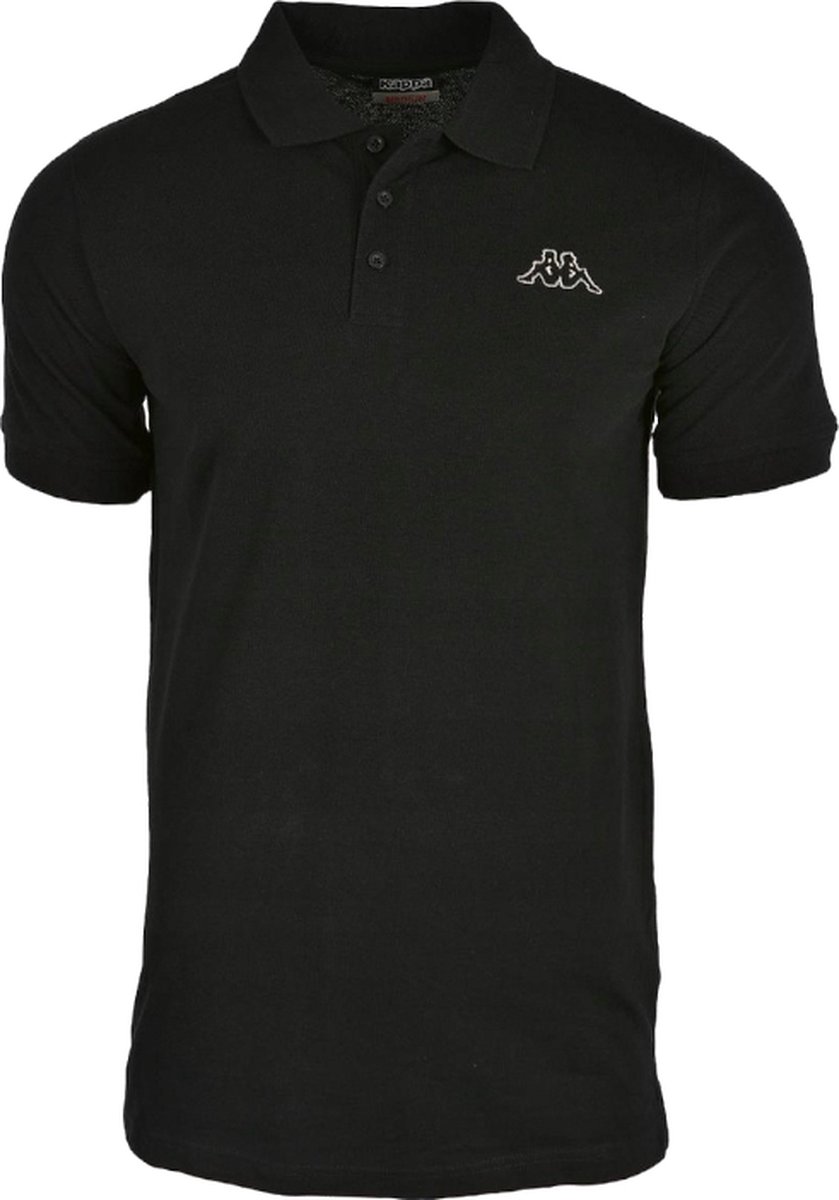 Kappa-poloshirt voor heren 303173 Caviar-XXL 19-4006-schwarz