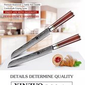Professioneel 8Inch Damascus Broodmes, Taartmes, High Carbon steel,Bread Knife,Cake Knife