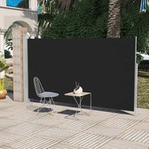 vidaXL - Zonnescherm Uittrekbaar wind- / zonnescherm 180 x 300 cm - zwart