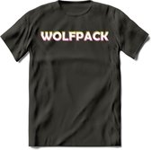 Saitama T-Shirt | Wolfpack Crypto ethereum Heren / Dames | bitcoin munt cadeau - Donker Grijs - M