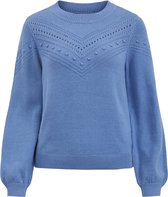 Vila Trui Viemmy L/s O-neck Knit Top/tb 14070066 English Manor Dames Maat - S