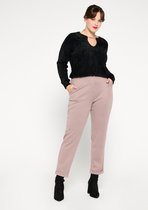 LOLALIZA Wijde broek - Roze - Maat 36