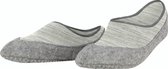 FALKE Cosyshoe antislip noppen Merino Wol Dames Pantoffels Huissokken grijs - Maat 37-38