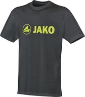 Jako - T-Shirt Promo - antraciet/lime - Heren - maat  L
