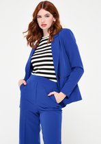 LOLALIZA Klassieke blazer - Blauw - Maat M