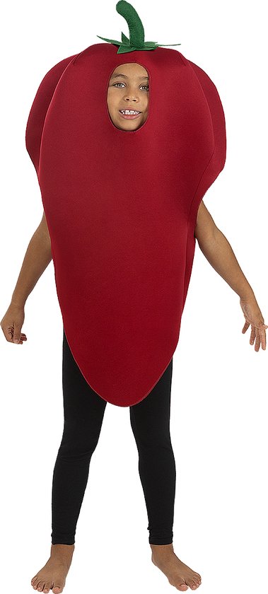 FUNIDELIA Rode peper kostuum - 7-12 jaar (146-158 cm) | bol.com