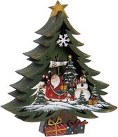 LuxuryLiving - Kerstboom - DKD Home Decor - Hout - 17 x 5 x 20.5 cm