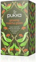 3x Pukka Thee Ginseng Matcha Green 20 stuks