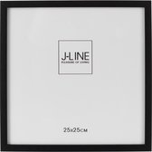J-Line Fotokader Basic Hout Zwart Large Set van 3 stuks