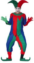 Guirca - Clown & Nar Kostuum - Jan Joker - Man - multicolor - Maat 48-50 - Carnavalskleding - Verkleedkleding
