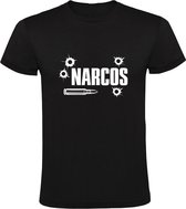 Narcos Heren t-shirt | drugs | El Chapo | Pablo Escobar | grappig | cadeau | Zwart