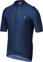 BBB Cycling AeroTech Fietsshirt Heren - Korte Mouwen - Aerodynamisch Wielrenshirt - Donker Blauw - Maat M - BBW-406