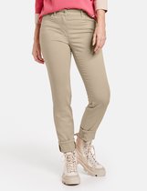 GERRY WEBER Dames 5-pocket-broek met brede omslag