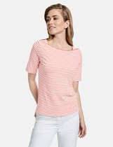 GERRY WEBER Dames Gestreept shirt, organic cotton