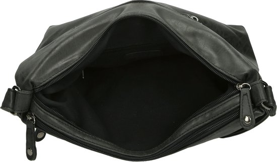 Enrico Benetti Ardèche Sac à Bandoulière Femme Zwart Anthracite – Exclusivité Bol.com