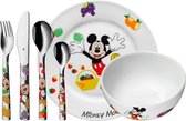 WMF Kinderbestek Mickey Mouse - 6-delig - RVS