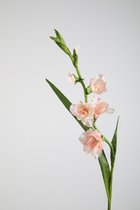Kunstbloem - Gladiolus - topkwaliteit decoratie - 2 stuks - zijden bloem - Roze - 97 cm hoog