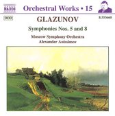 Moscow Symphony Orchestra, Alexander Anissimov - Glazunov: Symphonies Nos. 5 and 8 (CD)