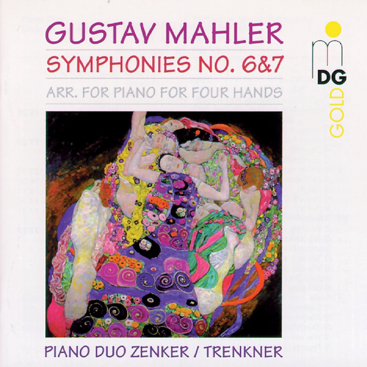 Piano Duo Silvia Zenker & Evelinde Trenkner - Mahler: Symphonies No. 6 & 7 (Arr. For Piano For Four Hands) (2 CD)