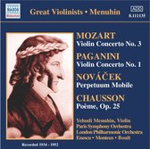 Yehudi Menuhin, Paris Symphony Orchestra, London Symphony Orchestra - Violin Concertos (CD)