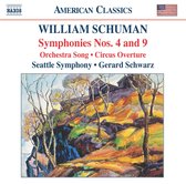 Seattle Symphony Orchestra, Gerard Schwarz - Schuman: Symphonies Nos 4 & 9 (CD)