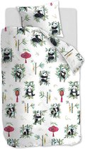 BeddingHouse Kids Kinderdekbedovertrek Panda Dream - 120 x 150 cm - multicolour