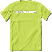 Berenklauw - Snack T-Shirt | Grappig Verjaardag Kleding Cadeau | Eten En Snoep Shirt | Dames - Heren - Unisex Tshirt | - Groen - L