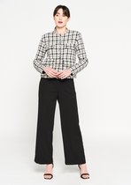 LOLALIZA Geruit tweed jasje - Ecru - Maat 36