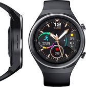 GAVURY Smartwatch PRIME - Bluetooth bellen - Activity en fitness Tracker - Zwart - Smart watch dames en heren - Touchscreen - Stappenteller - Social media berichten -  Bloeddrukmet