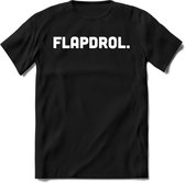 Flapdrol - Valentijn T-Shirt | Grappig Valentijnsdag Cadeautje voor Hem en Haar | Dames - Heren - Unisex | Kleding Cadeau | - Zwart - S