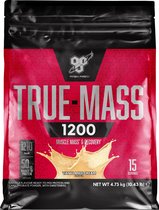 BSN True Mass 1200 - Weight Gainer / Mass Gainer - Vanille - 4800 gram (15 doseringen)
