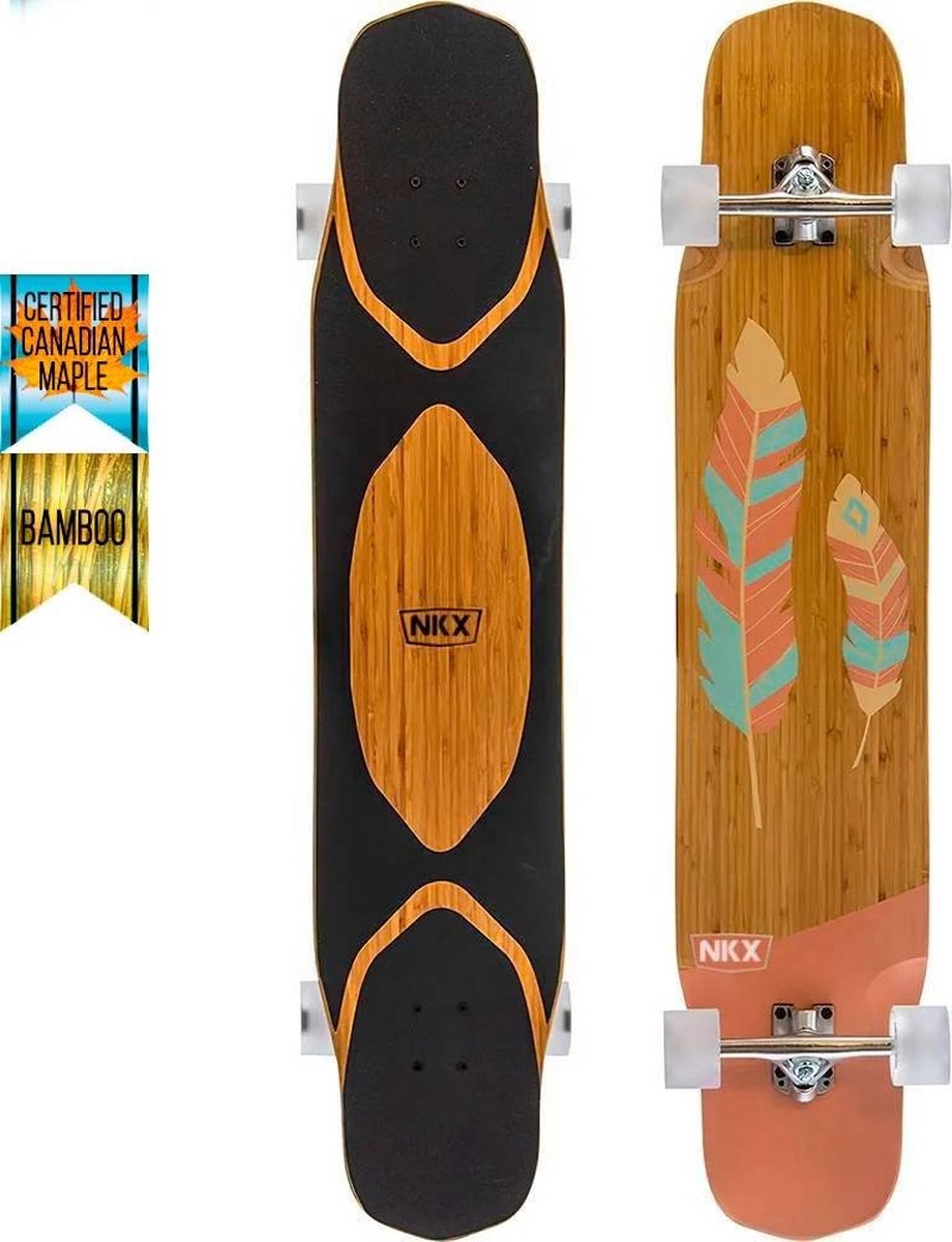 NKX Feather Dancer longboard Pink44” Roze
