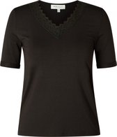 IVY BEAU Talisa Jersey Shirt - Black - maat 44
