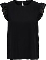 ONLY ONLANN STAR S/L FRILL TOP NOOS PTM Dames Top - Maat M