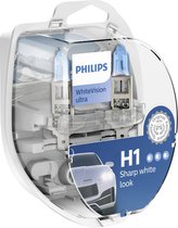 Philips Reservelampen Auto H1 White Vision Ultra 55w 2 Stuks