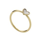 Stainless Steel Ring Fossil Dames Dames 60 Goud 32019956