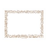 Papieren Placemats wit, motief gekribbel "Aristas" 500 stuks (31x43cm)