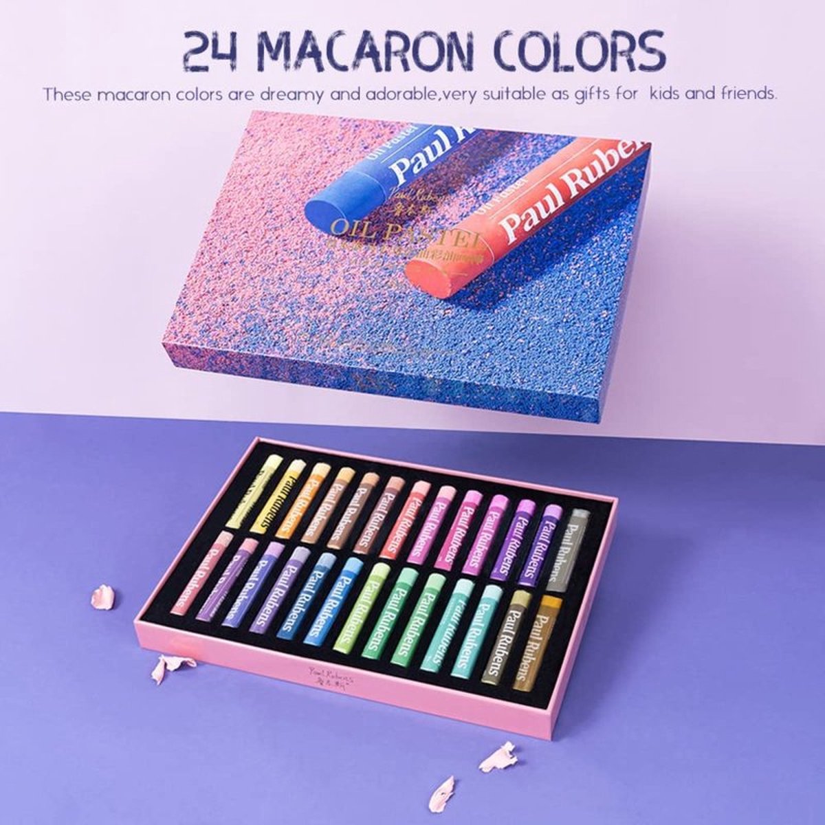 Paul Rubens Oliepastels, 48 Macaronkleuren Zachte Oliepastels Levendige En Romige Kunstbenodigdheden Voor Kunstenaars Beginners Studenten