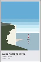 Walljar - White Cliffs Of Dover United Kingdom Day - Muurdecoratie - Plexiglas schilderij