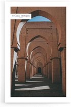 Walljar - Orange Arches - Muurdecoratie - Poster