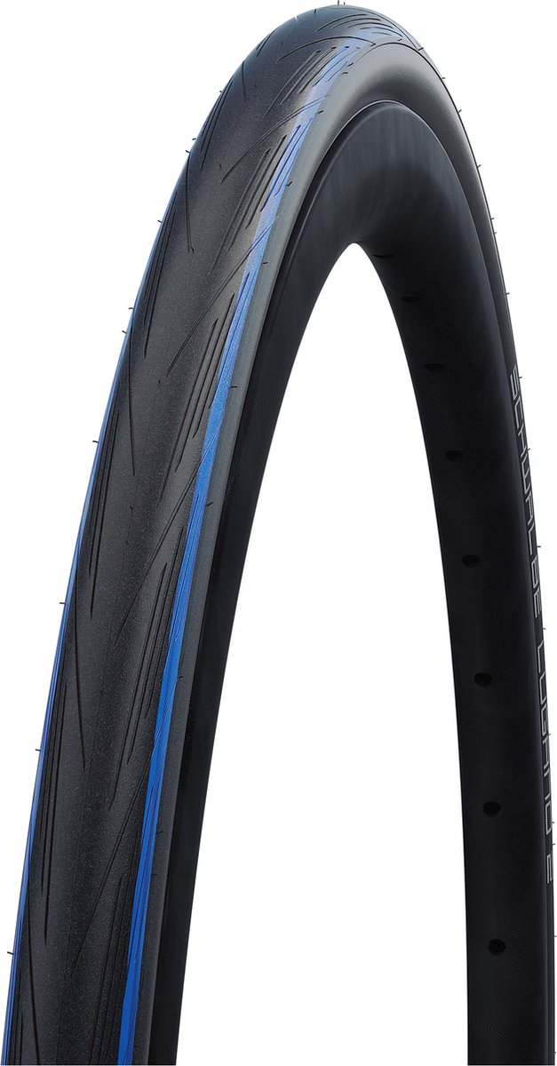 Buitenband Schwalbe Lugano 2 K-Guard 28 x 1.00 / 25-622 mm - zwart met blauwe strepen — afbeelding 2